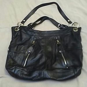 B.Makowsky leather handbag